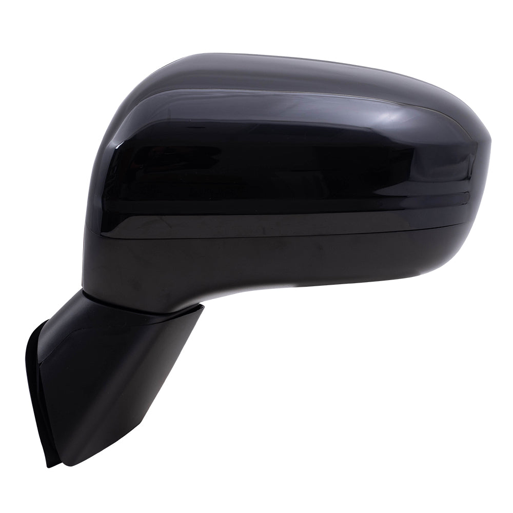 Brock Aftermarket Replacement Driver Left Power Mirror Without Heat Paint To Match Black Compatible With 2014-2015 Honda Civic