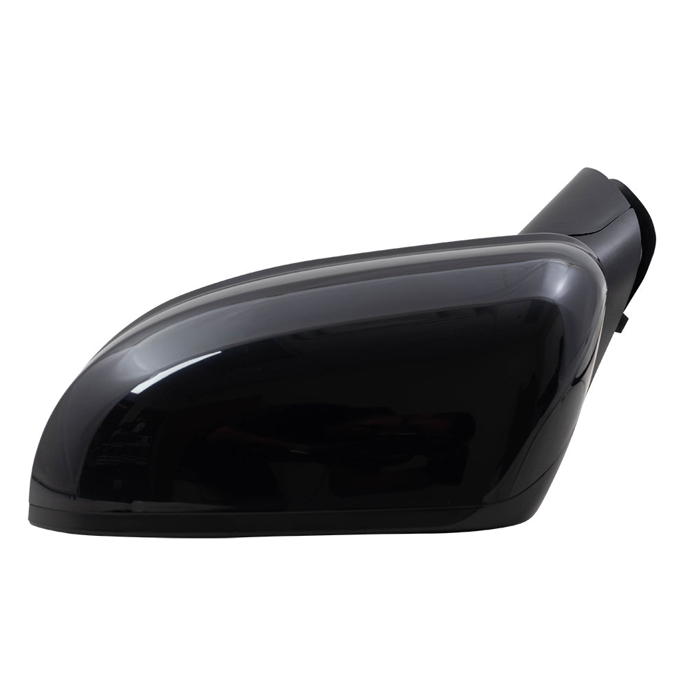 Brock Aftermarket Replacement Driver Left Power Mirror Without Heat Paint To Match Black Compatible With 2014-2015 Honda Civic