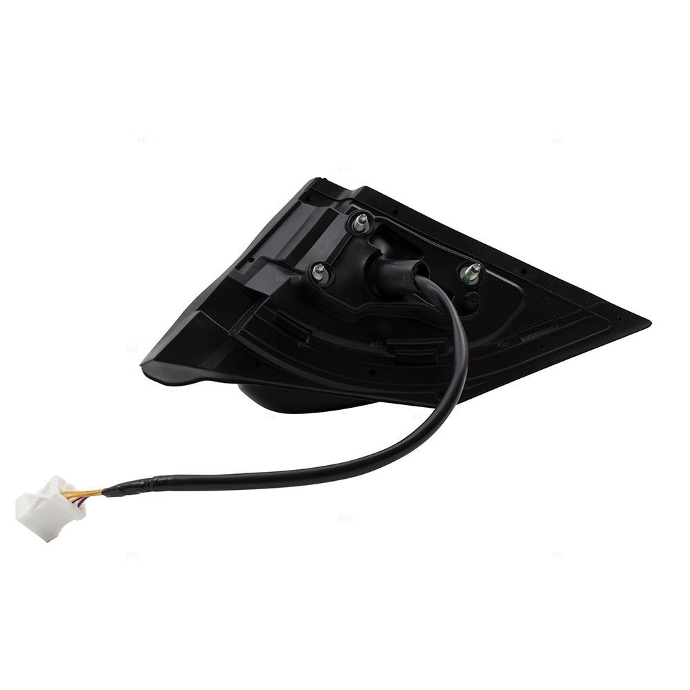 Brock Replacement Drivers Power Side Extended View Mirror Signal Left Compatible with 11-15 CR-Z 76250SZT305ZA
