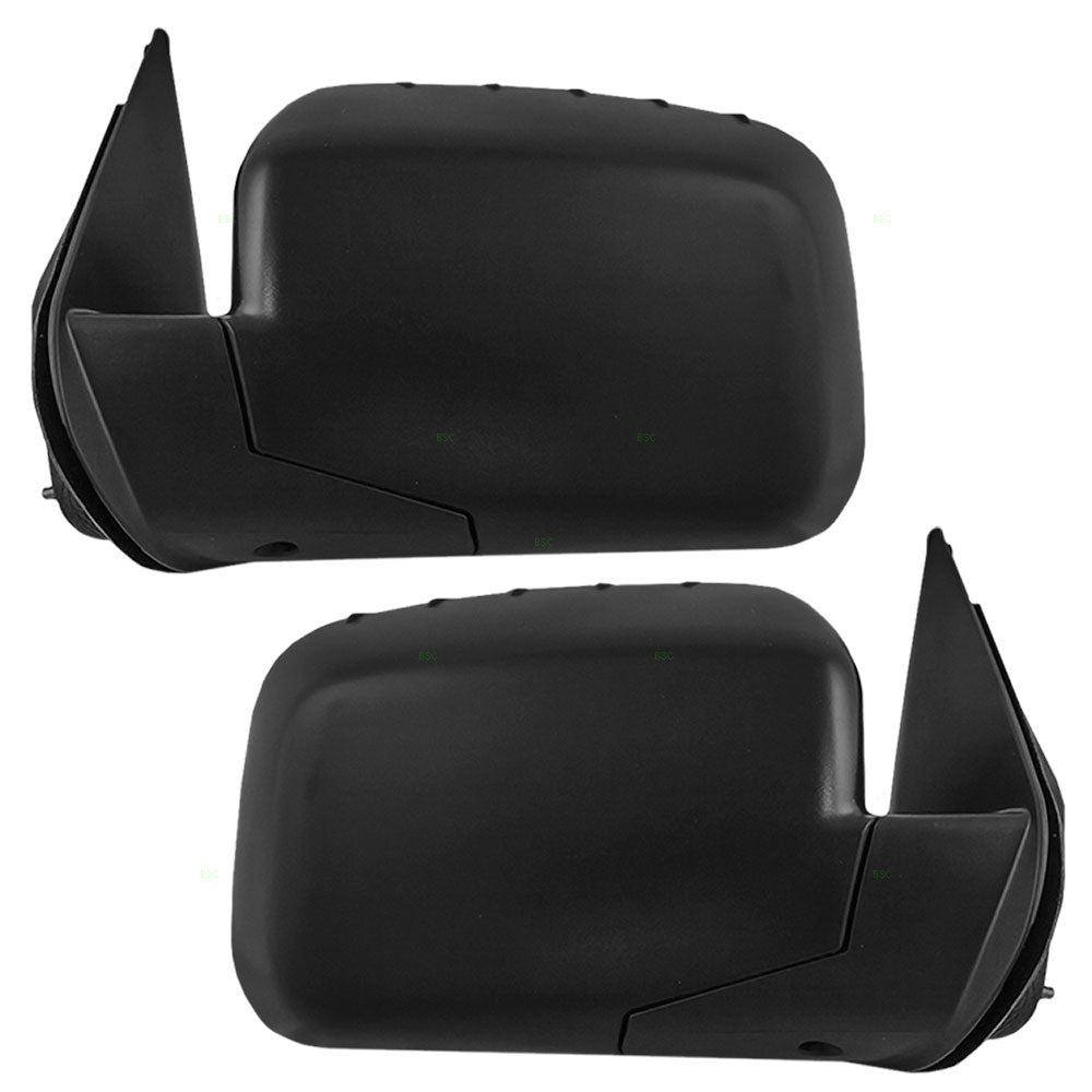 Brock Replacement Driver and Passenger Power Side View Mirrors Textured Compatible with 2006-2014 Ridgeline Pickup Truck 76250-SJC-A01ZF 76200-SJC-A01ZF