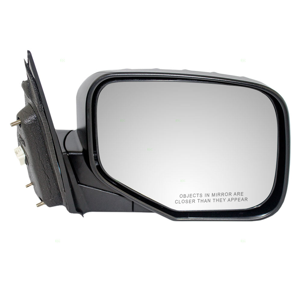 Brock Replacement Passengers Power Side View Mirror Textured Compatible with 2006-2014 Ridgeline Pickup Truck 76200-SJC-A01ZF