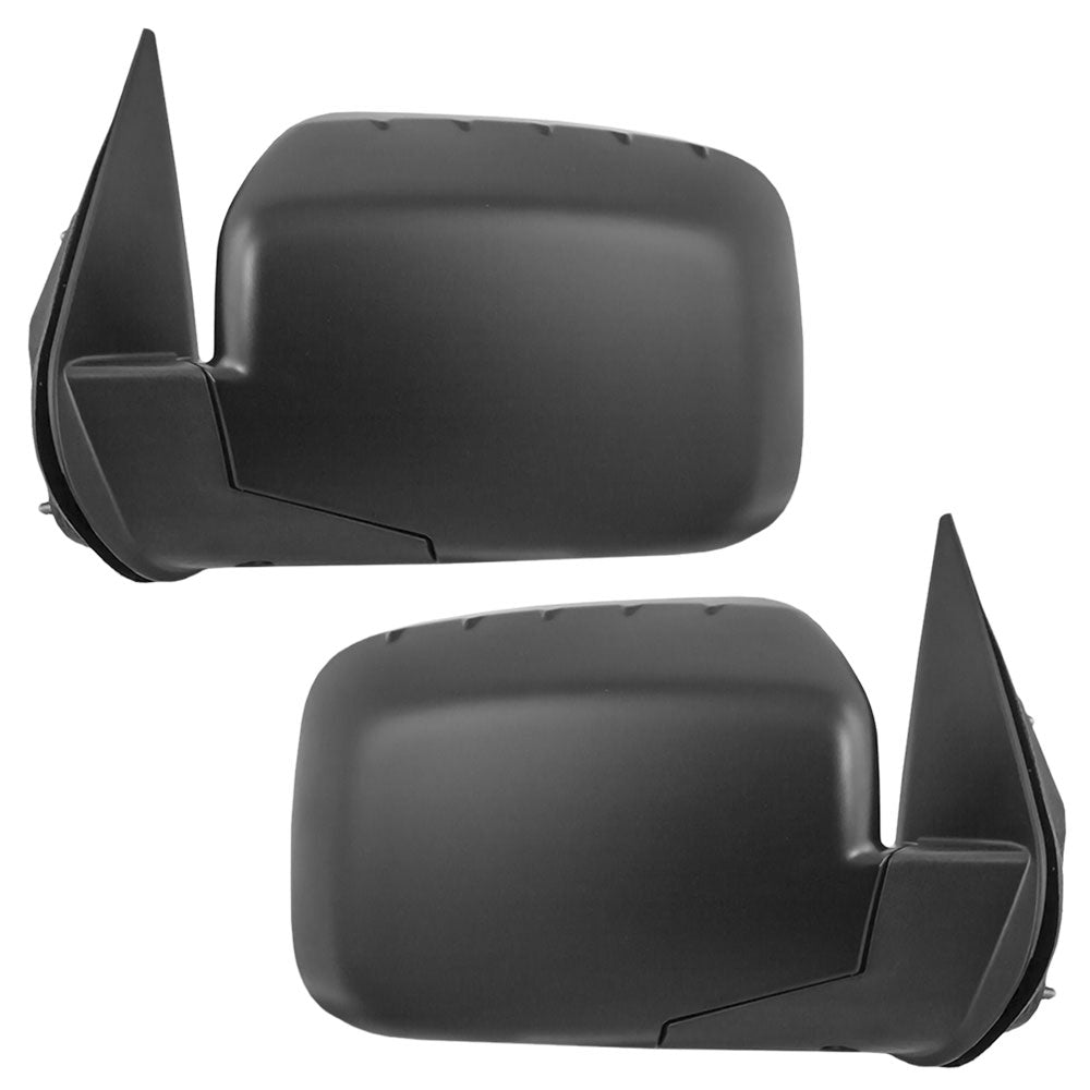 Brock Replacement Driver and Passenger Power Side View Mirrors Compatible with 2006-2014 Ridgeline Pickup Truck 76250-SJC-A11ZJ 76200-SJC-A11ZJ