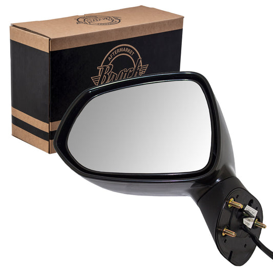 Brock Replacement Drivers Power Side View Mirror Ready-to-Paint Compatible with 2007-2008 Fit 76250-SLN-A01ZC