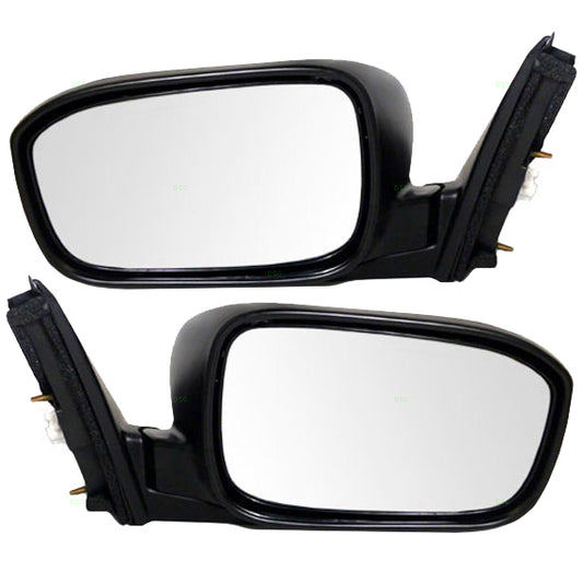 Brock Replacement Driver and Passenger Power Side View Mirrors Ready-to-Paint Compatible with 2003-2007 Accord Sedan 76250SDAA13ZA 76200SDAA13ZA