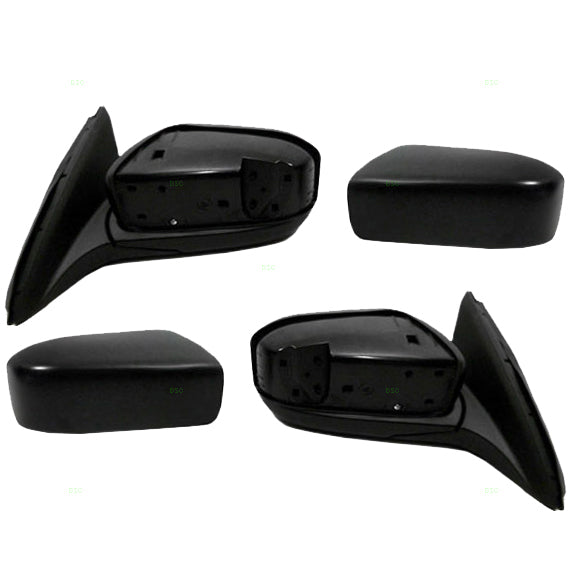 Brock Replacement Driver and Passenger Power Side View Mirrors Ready-to-Paint Compatible with 2003-2007 Accord Sedan 76250SDAA13ZA 76200SDAA13ZA