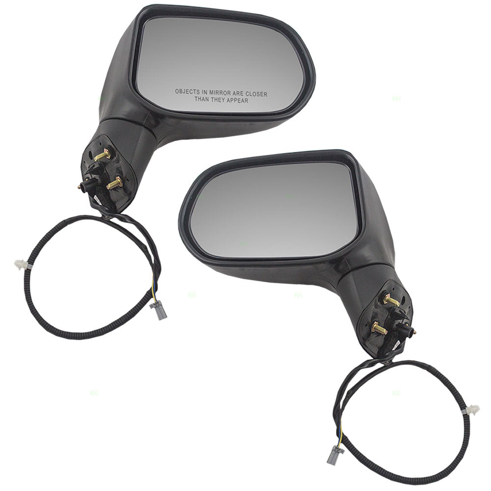 Brock Replacement Driver and Passenger Power Side View Mirrors Ready-to-Paint Compatible with 2006-2011 Civic Sedan 76250-SNE-A02ZC 76200-SNA-A01ZC