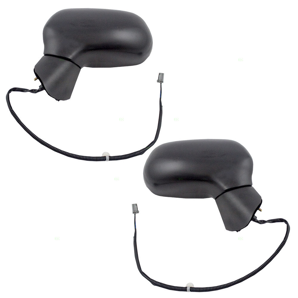 Brock Replacement Driver and Passenger Power Side View Mirrors Ready-to-Paint Compatible with 2006-2011 Civic Sedan 76250-SNE-A02ZC 76200-SNA-A01ZC