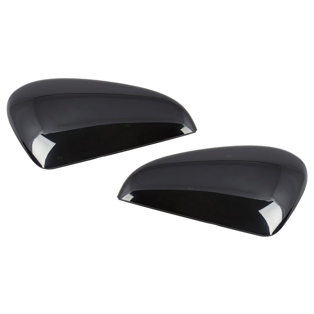 Brock Replacement Pair Set Power Side View Mirrors WITHOUT Lane Departure Warning Compatible with Accord Coupe 76258T3LA21 76205T2FA01