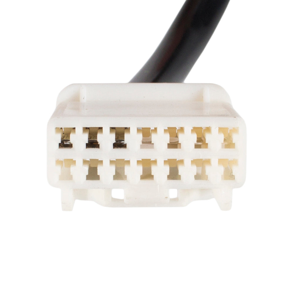 Brock Replacement Pair Set Power Side View Mirrors WITHOUT Lane Departure Warning Compatible with Accord Coupe 76258T3LA21 76205T2FA01