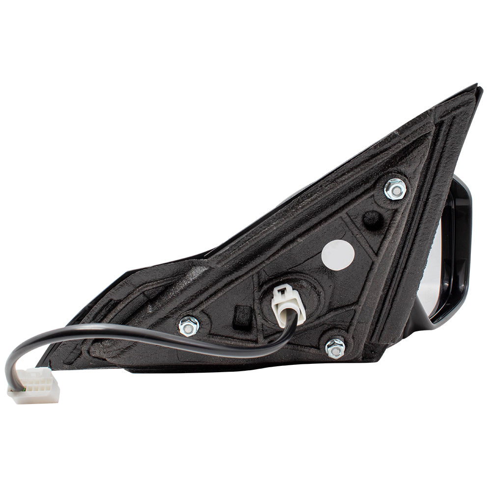 Brock Replacement Pair Set Power Side View Mirrors PTM w/ Cover Non-Heated WITHOUT Signal Compatible with 13-17 Accord Sedan 76253T2FA01 76255T2FA01 76203T2FA01 76205T2FA01