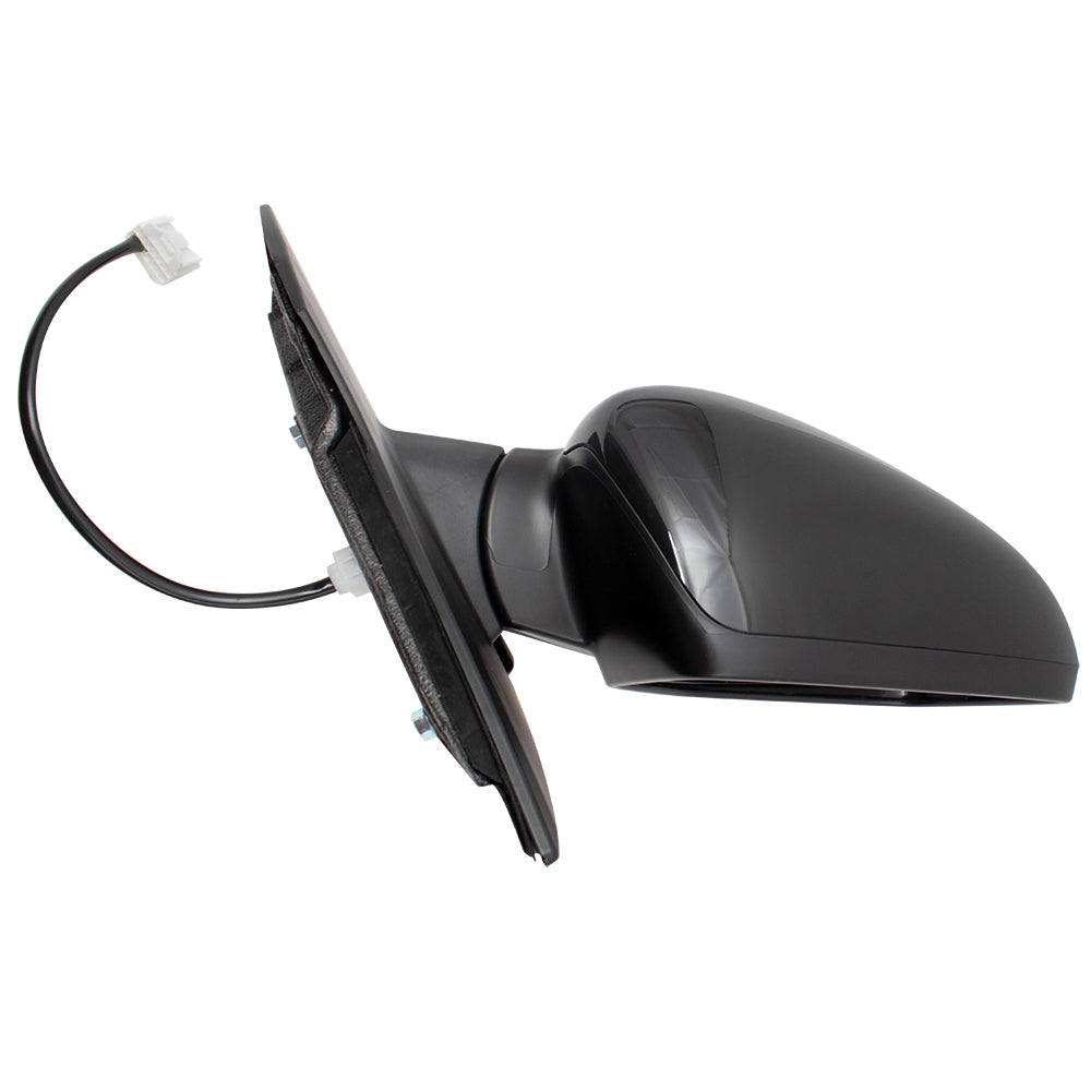Brock Replacement Pair Set Power Side View Mirrors PTM w/ Cover Non-Heated WITHOUT Signal Compatible with 13-17 Accord Sedan 76253T2FA01 76255T2FA01 76203T2FA01 76205T2FA01