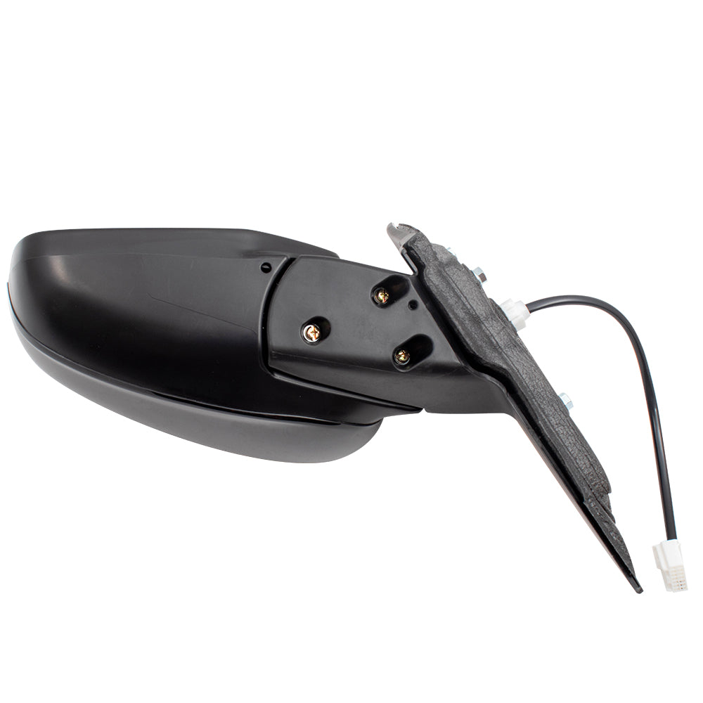 Brock Replacement Drivers Power Side View Mirror PTM w/ Cover Non-Heated WITHOUT Signal Compatible with 13-17 Accord Sedan 76253T2FA01 76255T2FA01