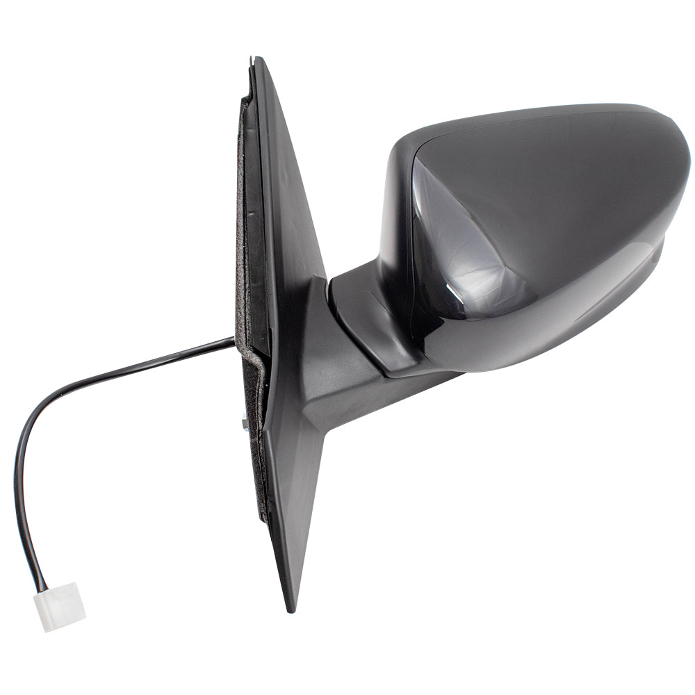 Brock Replacement Drivers Power Side View Mirror PTM w/ Cover Non-Heated WITHOUT Signal Compatible with 13-17 Accord Sedan 76253T2FA01 76255T2FA01