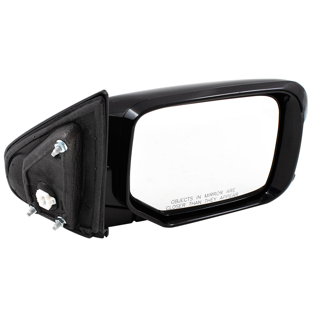 Brock Replacement Passengers Power Side View Mirror Right Signal Memory without Heat Compatible with 09-15 Pilot 76200-SZA-A52ZD 76200SZAA52ZD