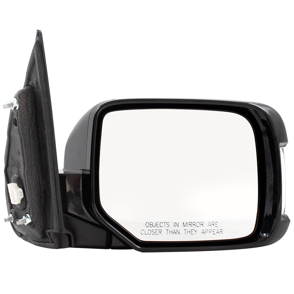 Brock Replacement Passengers Power Side View Mirror Right Signal Memory without Heat Compatible with 09-15 Pilot 76200-SZA-A52ZD 76200SZAA52ZD