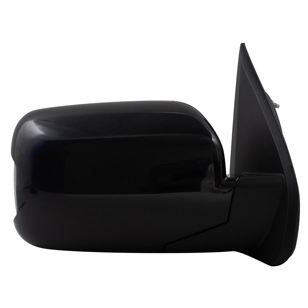 Brock Replacement Passengers Power Side View Mirror Right Signal Memory without Heat Compatible with 09-15 Pilot 76200-SZA-A52ZD 76200SZAA52ZD
