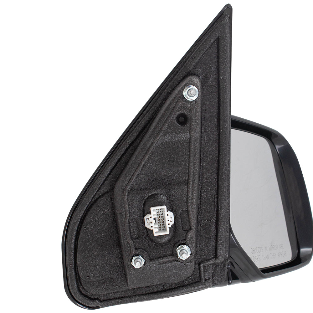 Brock Replacement Passengers Power Side View Mirror Right Signal Memory without Heat Compatible with 09-15 Pilot 76200-SZA-A52ZD 76200SZAA52ZD