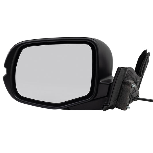 Brock Replacement Side View Mirror Power Manual Folding Textured Driver Compatible with 2016 Pilot 76250TG7A01 76250-TG7-A01