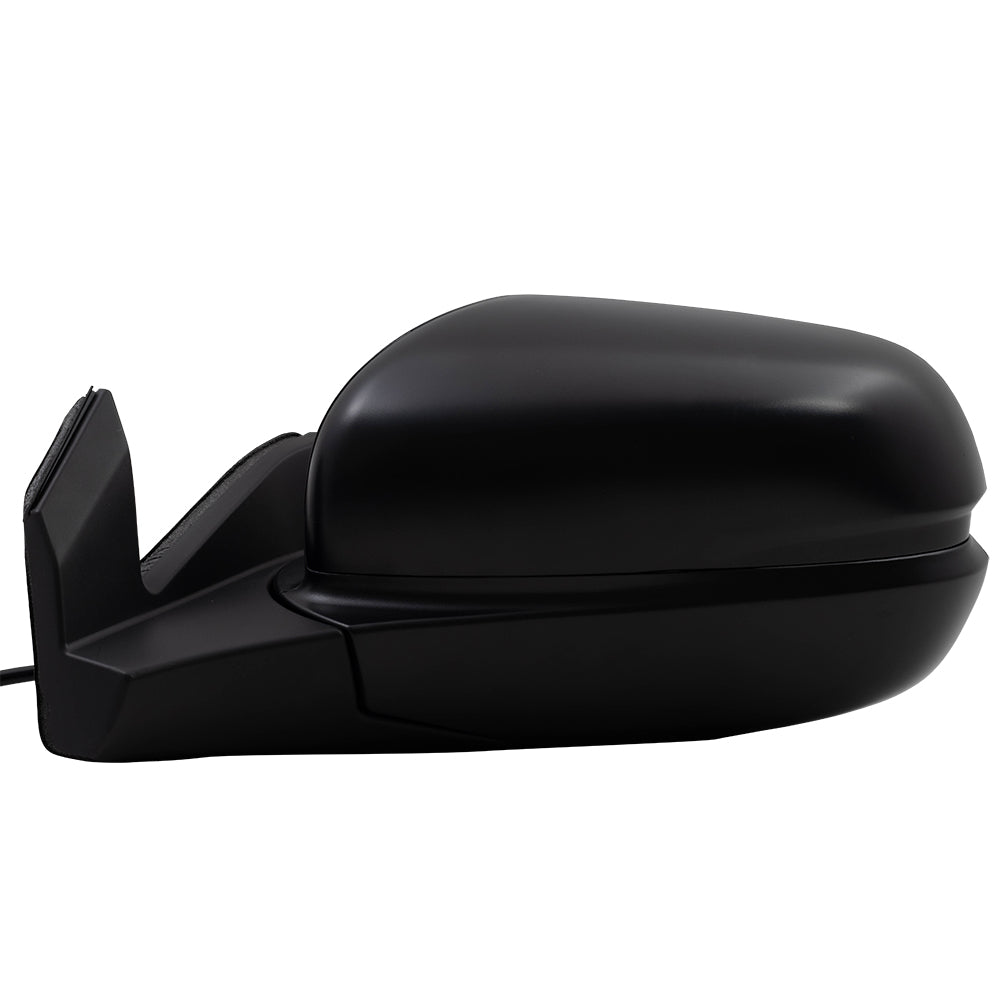 Brock Replacement Side View Mirror Power Manual Folding Textured Driver Compatible with 2016 Pilot 76250TG7A01 76250-TG7-A01