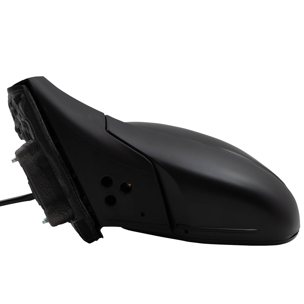 Brock Replacement Side View Mirror Power Manual Folding Textured Driver Compatible with 2016 Pilot 76250TG7A01 76250-TG7-A01