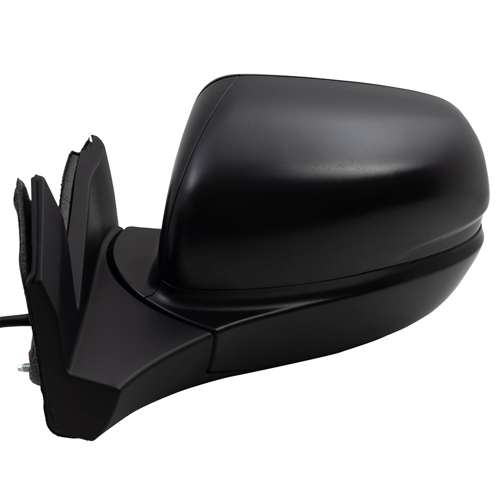 Brock Replacement Side View Mirror Power Manual Folding Textured Driver Compatible with 2016 Pilot 76250TG7A01 76250-TG7-A01