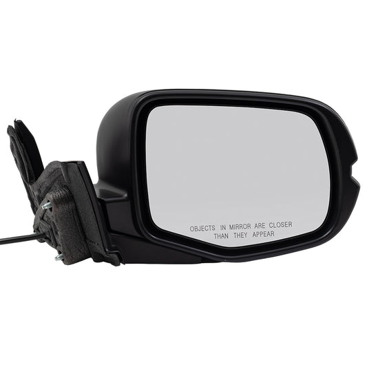 Brock Replacement Side View Mirror Power Manual Folding Textured Passenger Compatible with 2016 Pilot 76200TG7A01 76200-TG7-A01