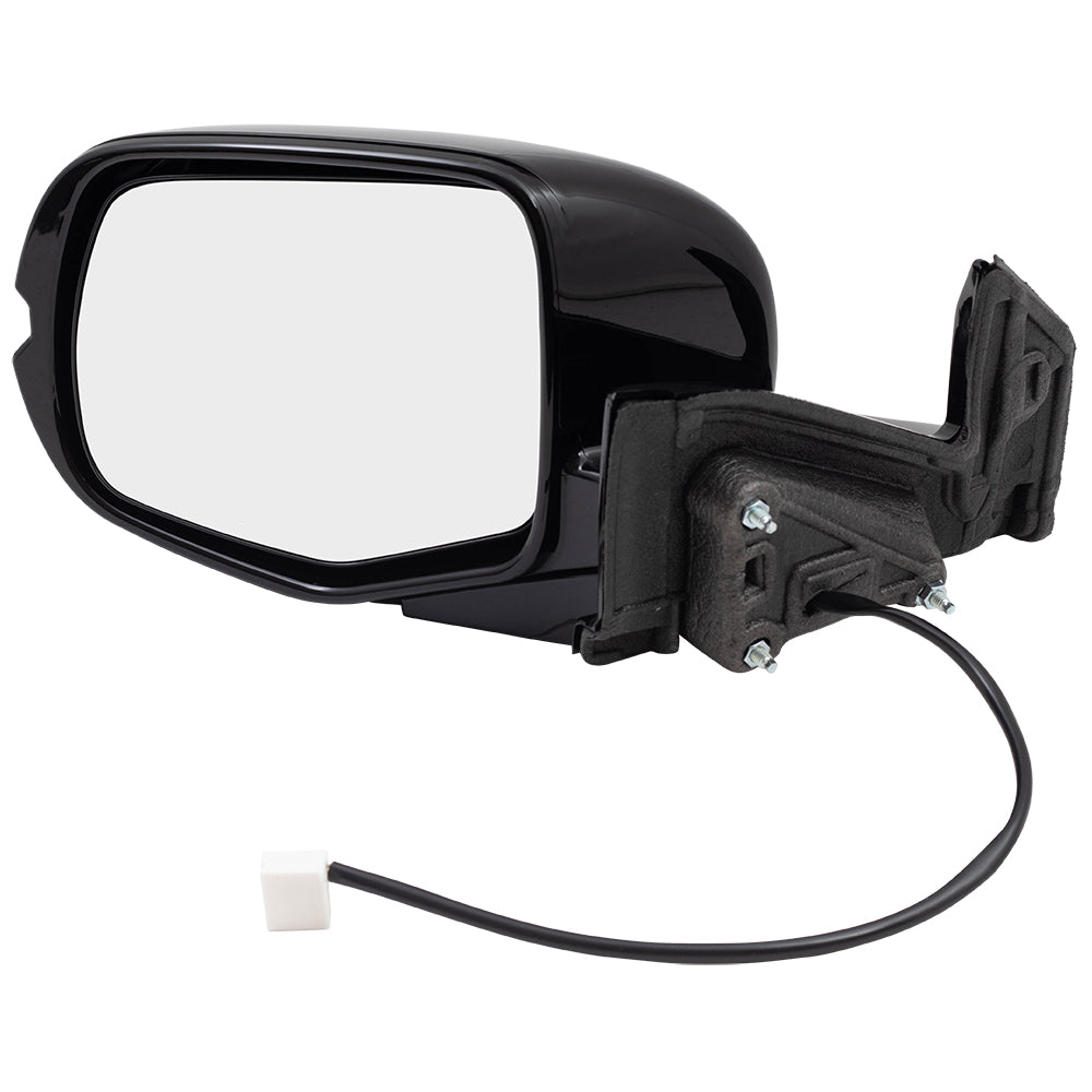 2017-2020 Honda Ridgeline Sport Power Door Mirror Assembly Paint To Match Black Manual Folding Without Heat-Signal-Memory-Auto Dimming LH