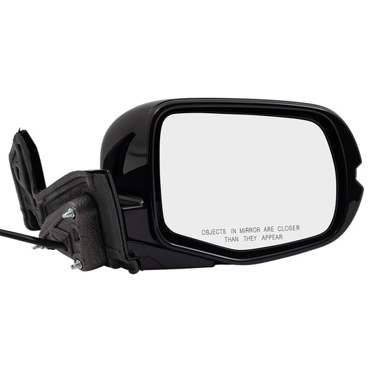 2017-2020 Honda Ridgeline Sport Power Door Mirror Assembly Paint To Match Black Manual Folding Without Heat-Signal-Memory-Auto Dimming-Side View Camera RH