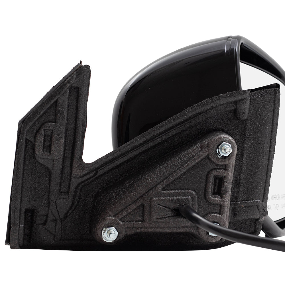 2017-2020 Honda Ridgeline Sport Power Door Mirror Assembly Paint To Match Black Manual Folding Without Heat-Signal-Memory-Auto Dimming-Side View Camera RH