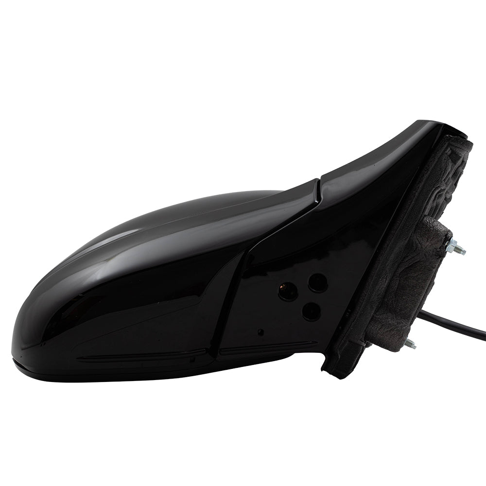 2017-2020 Honda Ridgeline Sport Power Door Mirror Assembly Paint To Match Black Manual Folding Without Heat-Signal-Memory-Auto Dimming-Side View Camera RH