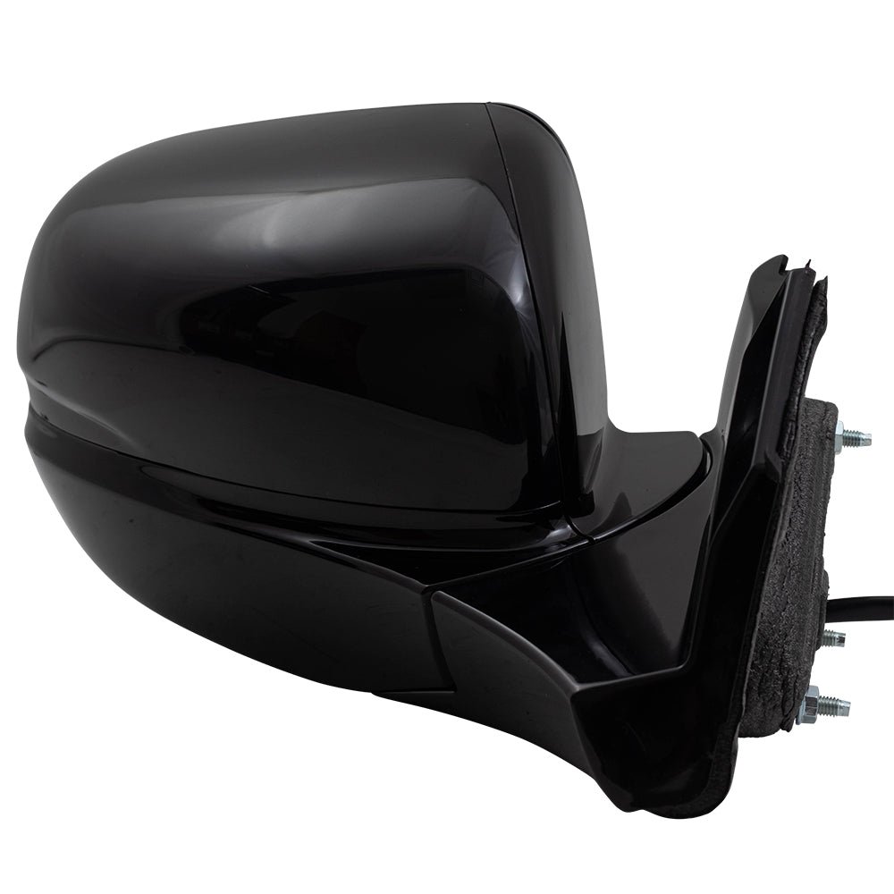 2017-2020 Honda Ridgeline Sport Power Door Mirror Assembly Paint To Match Black Manual Folding Without Heat-Signal-Memory-Auto Dimming-Side View Camera RH