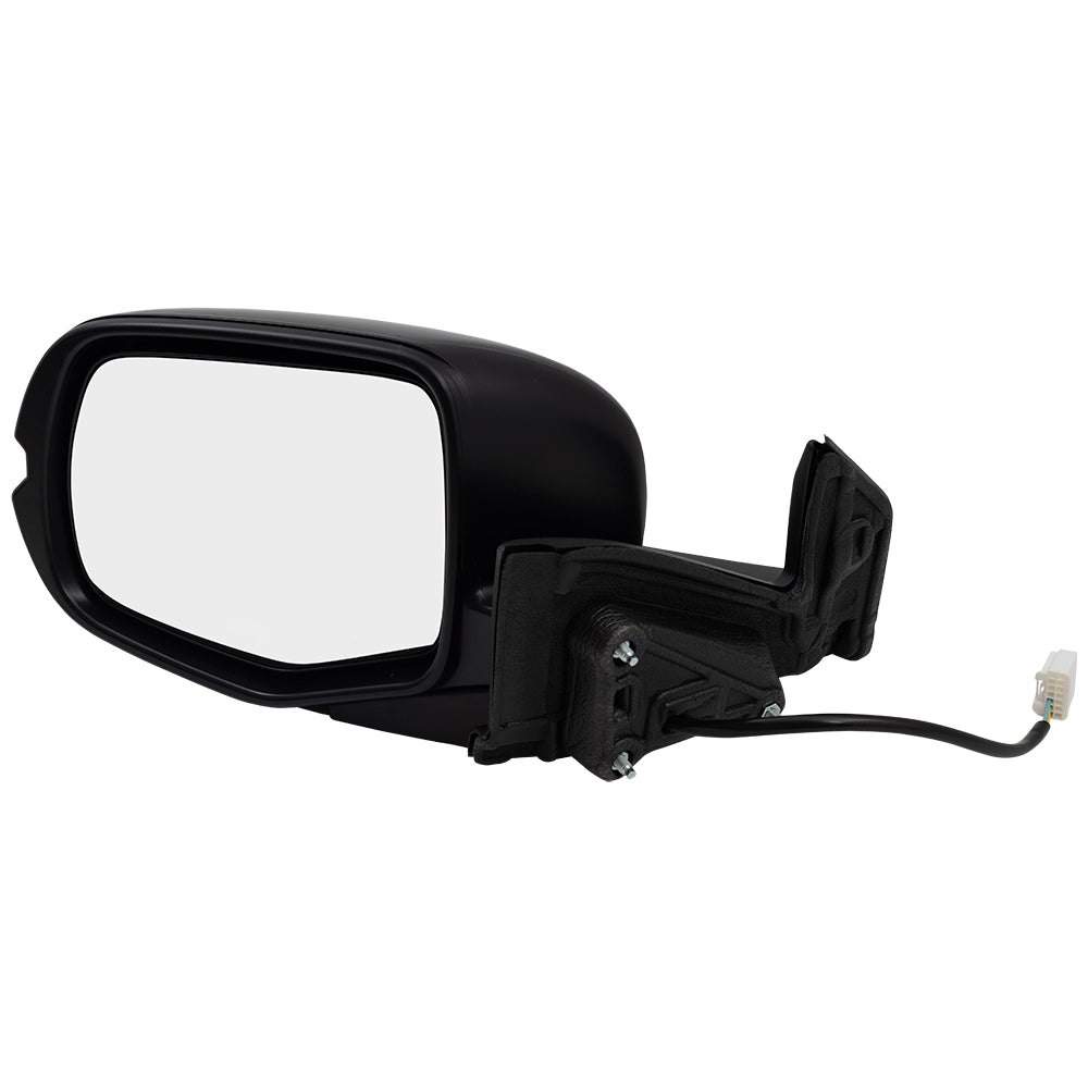 2017-2023 Honda Ridgeline RTL FWD/RTL-T FWD/RTS Power Door Mirror Assembly Paint To Match Black Manual Folding Without Heat-Signal-Memory-Auto Dimming LH 2019-2021 Honda Passport Sport