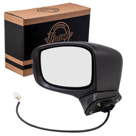 2018-2022 Honda Odyssey Power Door Mirror Assembly Textured Black Manual Folding Without Heat-Signal-Memory-Auto Dimming LH