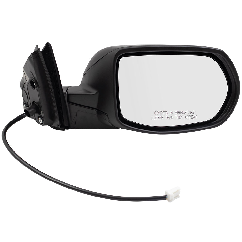Pair Side View Mirrors for 2017 2018 2019 Honda CR-V LX Power Textured Black Set