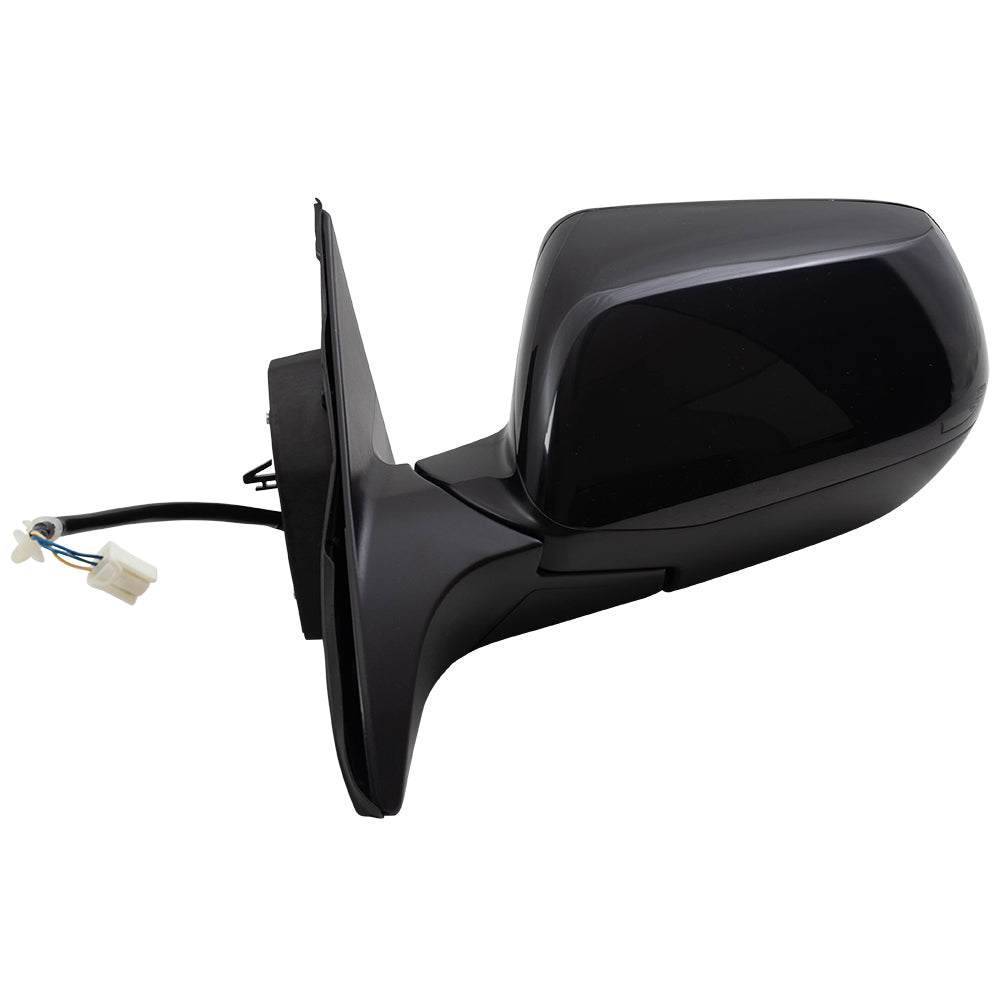 Brock Replacement Side View Mirror Power Flat Glass Drivers Compatible with 2016-2018 HR-V LX 76258T7WA71 76258-T7W-A71