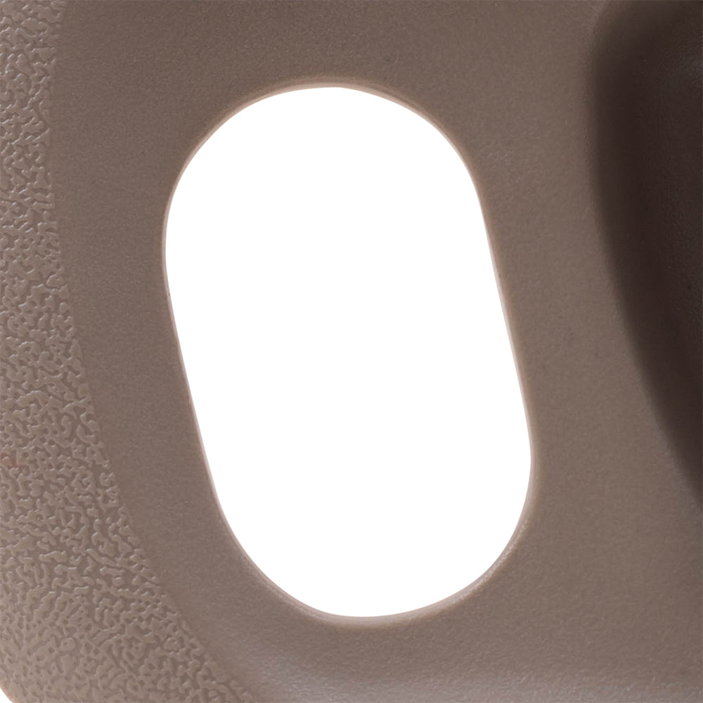 Brock Replacement Pair Set Front Inside Interior Beige Door Handles w/ Holes Compatible with Accord Odyssey HO1352118 HO1353118