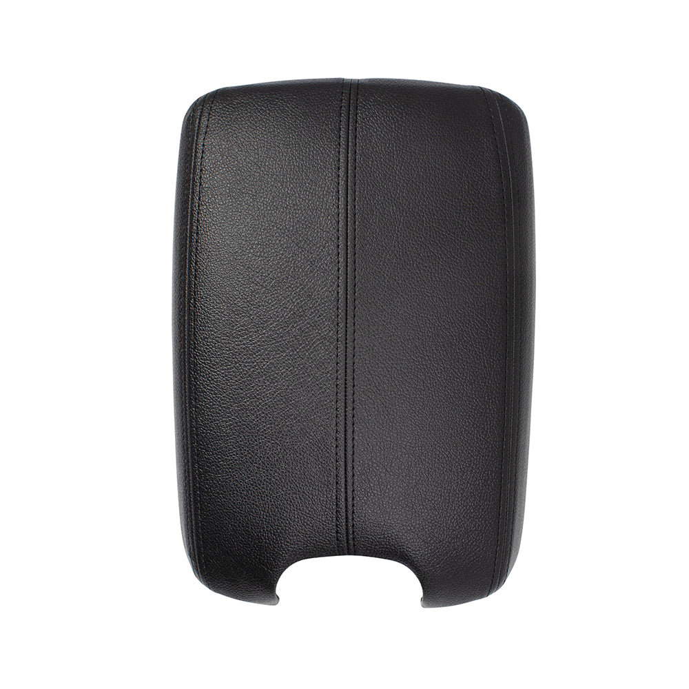 Brock Replacement Black Leatherette Center Console Armrest Lid Cover Synthetic Leather Lid w/Plastic Plate Compatible with 08-12 Accord 83450-TA0-A01ZA