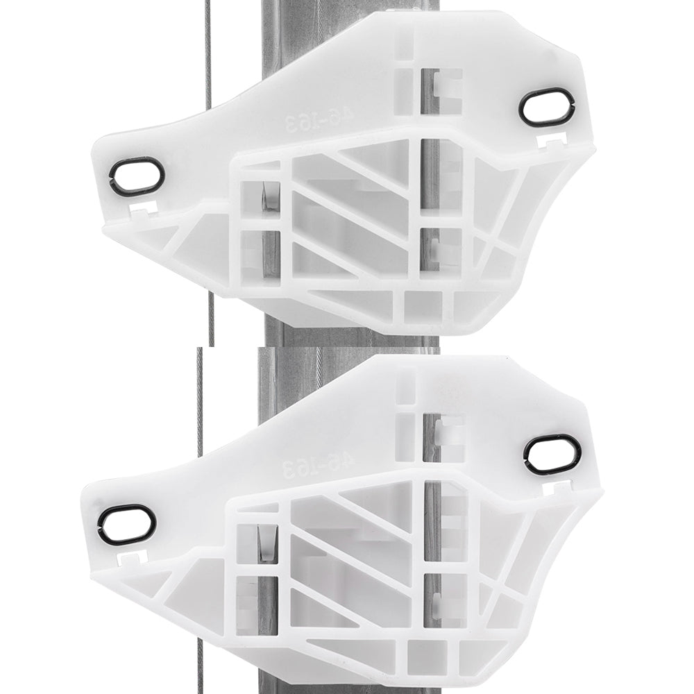 Brock Replacement Front and Rear Driver Side Power Window Regulators with Motor-6 Pin Connector Compatible with 2017-2020 CR-V & 2020 CR-V Hybrid