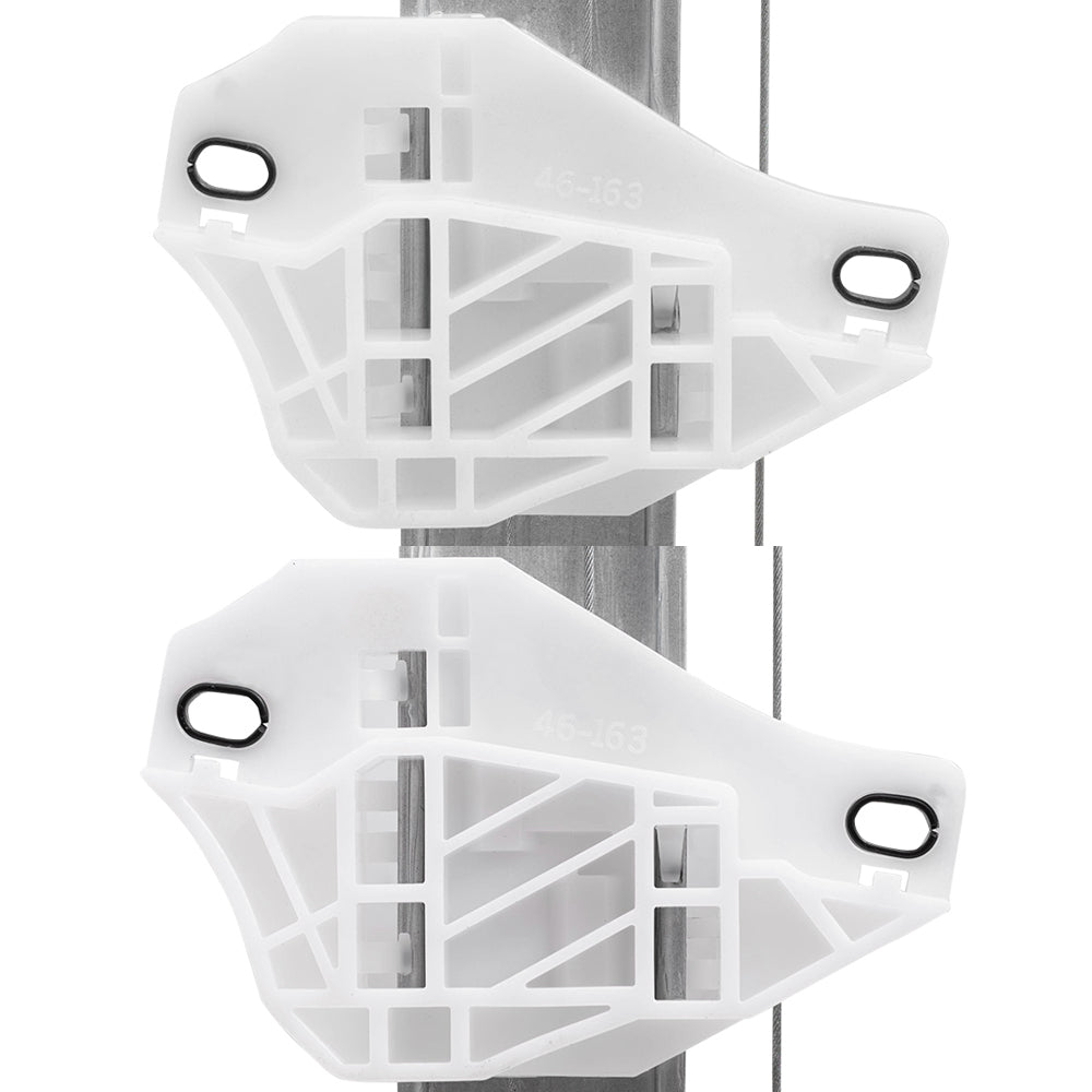 Brock Replacement Driver and Passenger Side Front and Rear Power Window Regulators with Motor-6 Pin Connector 4 Piece Set Compatible with 2017-2020 CR-V & 2020 CR-V Hybrid