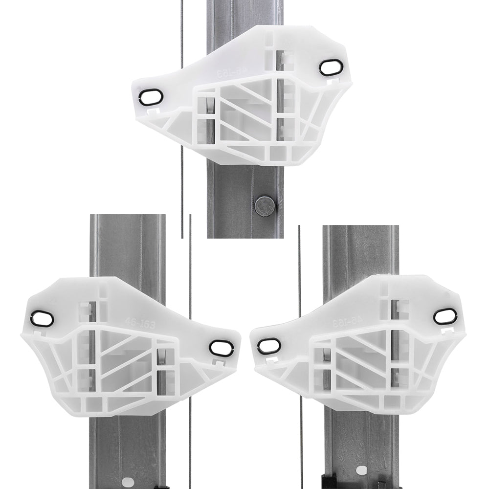 Brock Replacement Driver and Passenger Side Front and Rear Power Window Regulators with Motor 4 Piece Set Compatible with 2017-2020 CR-V LX & 2020 CR-V Hybrid LX