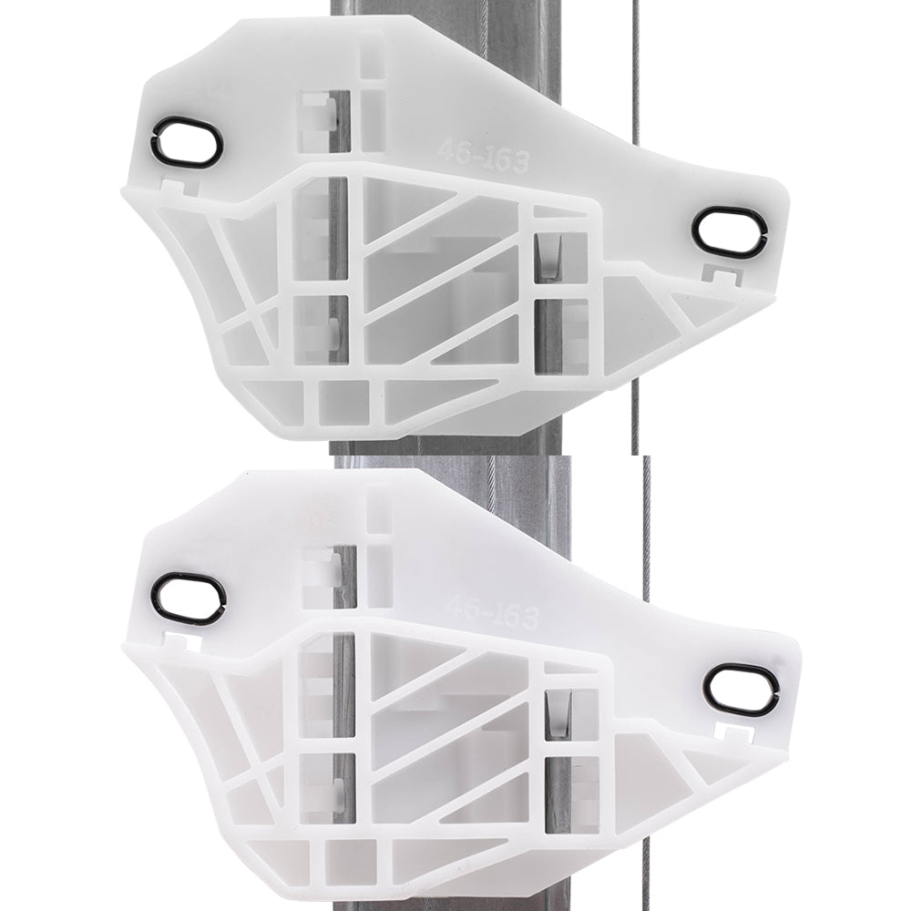 Brock Replacement Front and Rear Passenger Side Power Window Regulators with Motor-2 Pin Connector Compatible with 2017-2020 CR-V LX & 2020 CR-V Hybrid LX