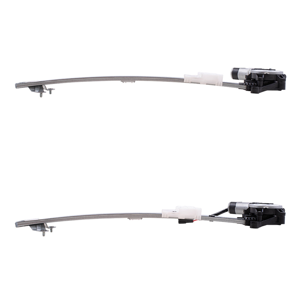 Brock Replacement Front and Rear Passenger Side Power Window Regulators with Motor-2 Pin Connector Compatible with 2017-2020 CR-V LX & 2020 CR-V Hybrid LX