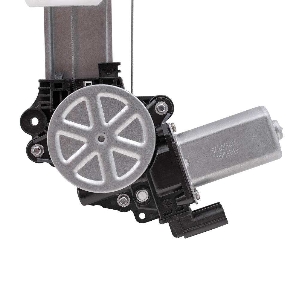 Brock Replacement Front Passenger Side Power Window Regulator with Motor-6 Pin Connector Compatible with 2013-2017 Accord Coupe EXCLUDING LX-S