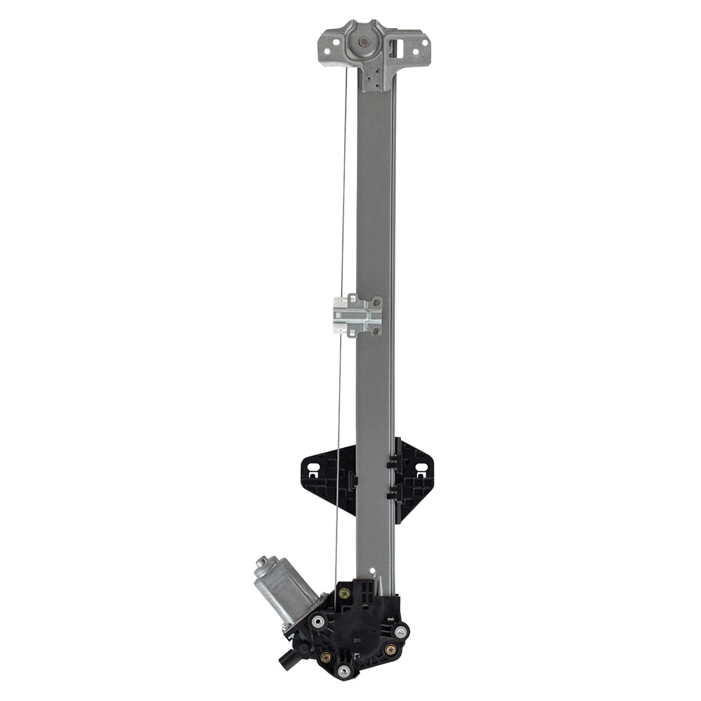 Brock Replacement Pair Front Power Window Regulators with Motors Compatible with 09-15 Pilot