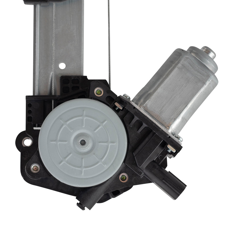 Brock Replacement Pair Front Power Window Regulators with Motors Compatible with 09-15 Pilot