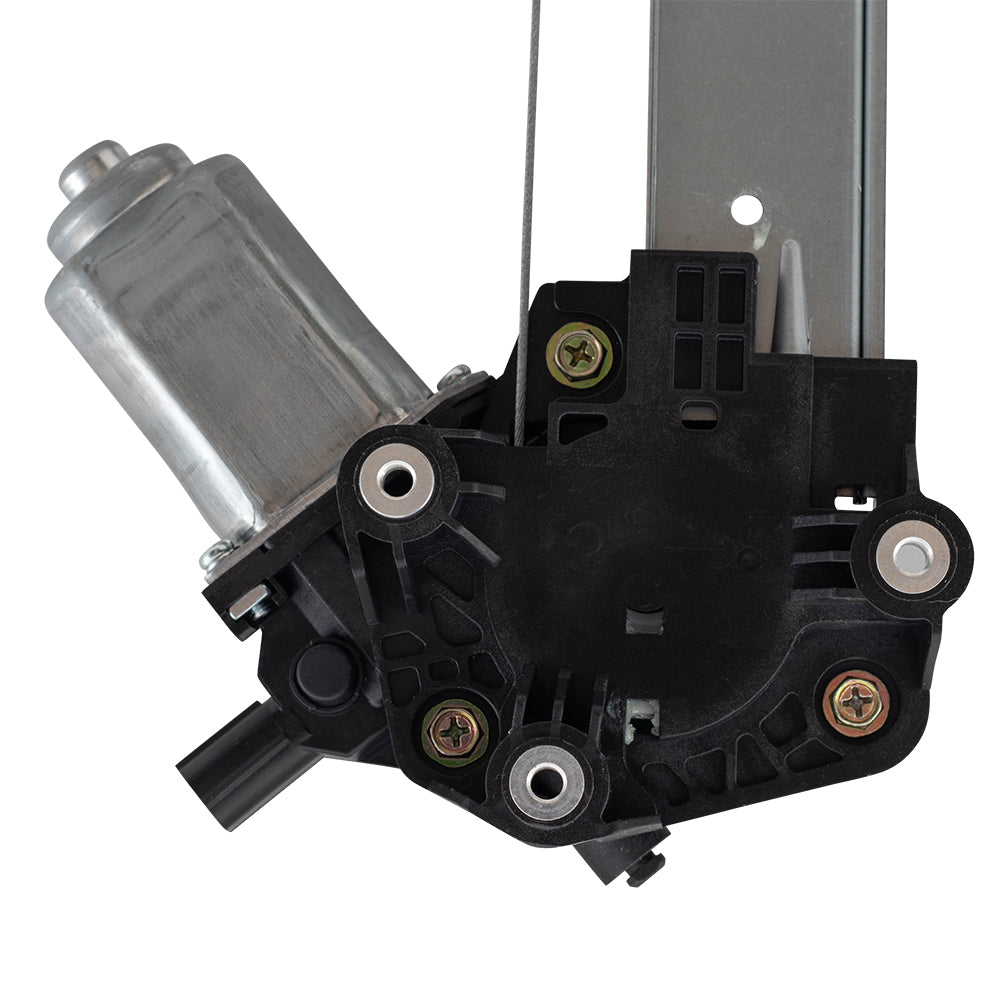Brock Replacement Pair Front Power Window Regulators with Motors Compatible with 09-15 Pilot