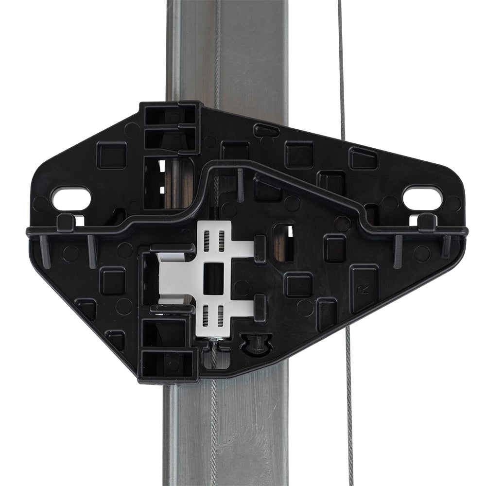 Brock Replacement Pair Front Power Window Regulators with Motors Compatible with 09-15 Pilot