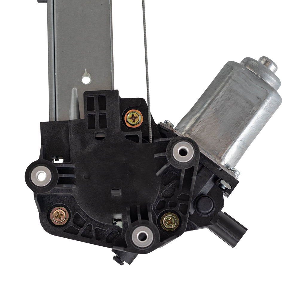 Brock Replacement Driver Rear Power Window Regulator with Motor Compatible with 09-15 Pilot