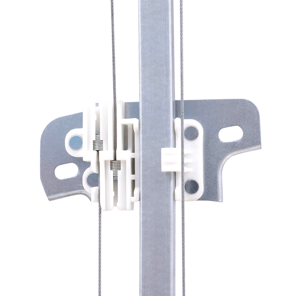 Brock Replacement Driver and Passenger Rear Power Window Regulators w/ Motor Compatible with 17-20 Civic Hatchback