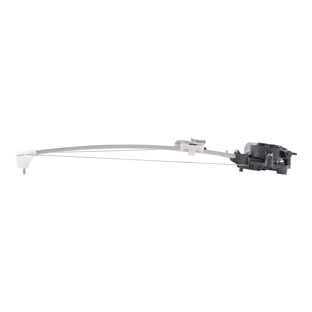 Brock Replacement Driver and Passenger Rear Power Window Regulators w/ Motor Compatible with 17-20 Civic Hatchback